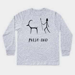 Paleo dad Kids Long Sleeve T-Shirt